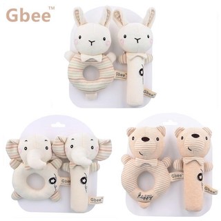 Gbee Cotton Hữu Cơ Trẻ Sơ Sinh Tay Quay Sơ Sinh Thoải Mái Búp Bê Bé 0-1 Tuổi Đồ Chơi Cho Bé Tay Lục Lạc