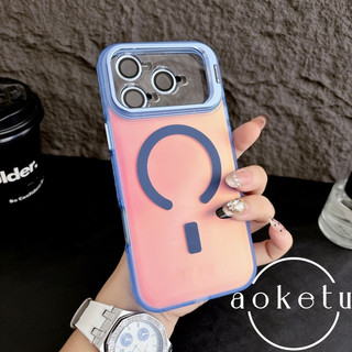 Giá đỡ ống kính cho vỏ điện thoại Apple 17 có lực hút từ tính mạnh, thích hợp cho Apple iPhone 17 Promax laser mới 16pro chống rơi 15 vỏ bảo vệ thời trang và đơn giản