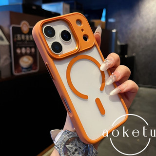 Ống kính kim loại tiên tiến iP17 Promax Tất cả các gói Chống rơi iPhone17 Pro Thích hợp cho Vỏ điện thoại Apple 17 Từ tính 17Air Trong suốt Tất cả các gói Vỏ cứng