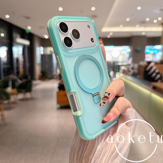Giá đỡ vợt ngọc bích núi xanh sang trọng Vỏ điện thoại từ tính thích hợp cho iPhone 13 14 15 16 17 Pro Max cảm giác da bán trong suốt bao gồm chống rơi