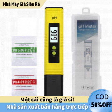 【24H】Bút Đo pH Cho Nước Hồ Cá – Dụng Cụ Đo Axit, Kiểm Tra pH, Hiển Thị LCD