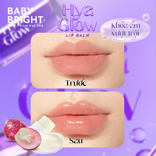 Son Dưỡng Giúp Đôi Môi Mềm Mại Và Mịn Màng BABY BRIGHT HYA GLOW LIP BALM 2.6G