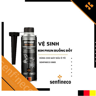 Vệ sinh kim phun buồng đốt ô tô Senfineco Đức 9986 9985 300ml, phụ gia sạch cặn bẩn