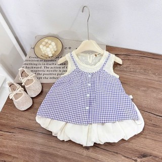 10-30kg Bộ kẻ quần bí tím hồng QT