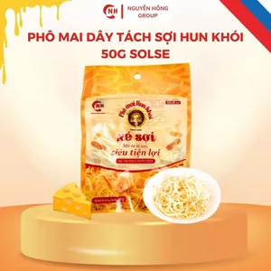Phô mai dây tách sợi hun khói 50g SOLSE thơm ngon phomai