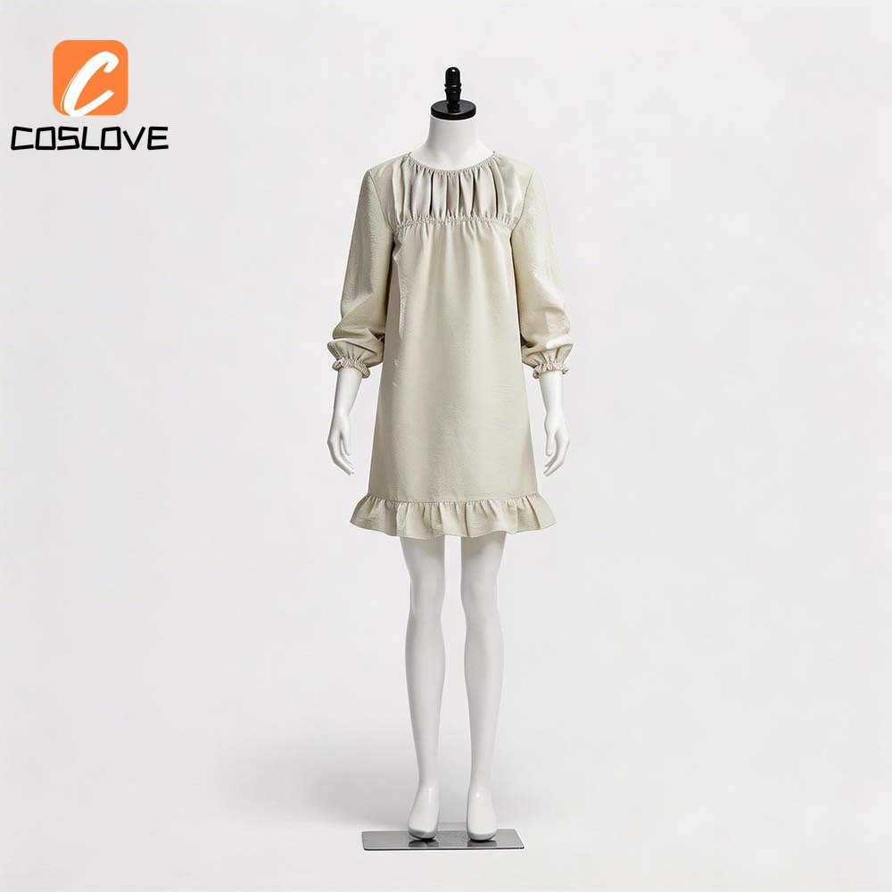 Trang phục cosplay Resident Evil 9 Requiem cho bé gái - Đầm trắng dài dễ thương phù hợp dự tiệc