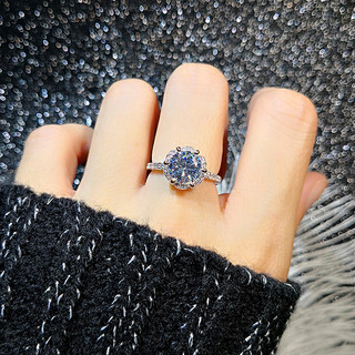 Women's Moissanite Wedding Ring by EclatJewel