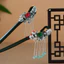 Kẹp tóc gỗ tua rua cổ sen, phong cách Hanfu, phù hợp cho nữ