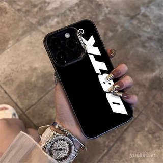 Ốp Điện Thoại Sáng Tạo Cool Black English Niche Thích Hợp Cho iPhone 17promax 16promax 17 16 15 14 pro max 13 12 11 promax xr xs 13pro Vỏ Bảo Vệ Chống Sốc