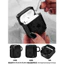 Thích hợp cho AirPodsPro3 Dark Series Vỏ tai nghe ngôi sao năm cánh màu đen đơn giản Thích hợp cho AirPods4 Vỏ bảo vệ vỏ mềm thiết kế sáng tạo