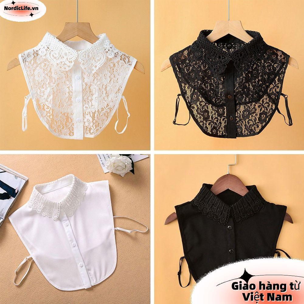 Cổ áo giả rendetachable DIY, điều chỉnh cho quần áo của phụ nữ và bé gái
