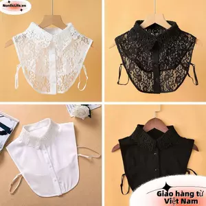 Cổ áo giả rendetachable DIY, điều chỉnh cho quần áo của phụ nữ và bé gái