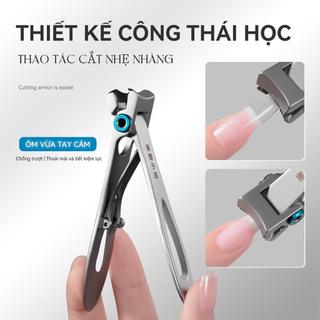 Bấm Móng Tay Chuyên Dụng Cho Móng Cứng Dày, Kềm Cắt Móng Chân Thép Không Gỉ Chuyên Nghiệp Với Độ Mở Rộng, Thiết Kế Chống Bắn Tung Tóe, Dụng Cụ Làm Móng Tay & Móng Chân Dễ Dàng Cho Tiệm Làm Móng & Sử Dụng Tại Nhà