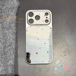 Ốp Lưng Cho IPhone 17 16 15 11 12 13 14 Pro Max 7 15 16 8 Plus XR XS MAX Vỏ gương trang điểm thời trang ngôi sao nhỏ