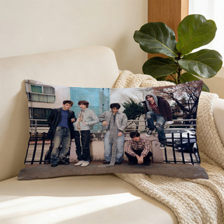 CORTIS GREENGREEN Album Ảnh ‘ BRIDGE ’ Vỏ Gối Polyester In Một Mặt, Vỏ Gối Hình Chữ Nhật, Vỏ Đệm Sofa Gia Đình (Không Bao Gồm Gối)