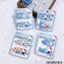 Hello Kitty Cổ Điển Denim Xanh Series Dễ Thương Hoạt Hình Dễ Thương Bên Kẹp Nổ Kẹp 003