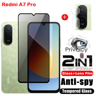 Dành Cho Redmi A7 Pro 4G 5G 2026 Bảo Vệ Màn Hình Kính Cường Lực Riêng Tư full Cover Phim Bảo Vệ Điện Thoại Cho RedmiA7Pro A7Pro Ống Kính Máy Ảnh