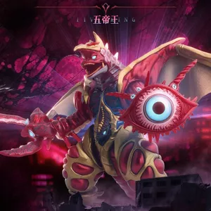 Đồ chơi trẻ em 2 Năm hoàng đế Quái vật cao su mềm Ifabu King Set Ultraman Đồ chơi quái vật cao su mềm 6 đến 10