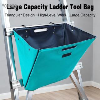 Yohooo Túi đựng dụng cụ thang 16 inch bằng vải Oxford hạng nặng, thiết kế để lấy thang thẳng dễ dàng