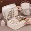 JCSYFAC Túi đựng mỹ phẩm du lịch di động Dung tích lớn Túi vệ sinh chống nước Túi lưu trữ Túi đựng mỹ phẩm da đa chức năng Túi lưu trữ mới