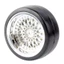 4 63 * 26mm RC 1: 10 Drift Xe Bánh Xe Nhựa Vành & Lốp Lốp Cho HSP 94123 / 94103 / D4 / D3 HPI TT02 Offsrt 3 / 6 / 9mm