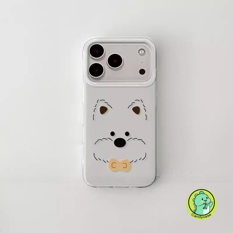 Ốp Điện Thoại Con Chó Con Dễ Thương Có Mặt Dây Chuyền Cho OPPO Find X9 X8 X6 X5 Pro X7 Ultra X8s Plus X3 Lite Reno 6 6Z 5 Pro 5K 5Z 5F 4 Lite 4F Z K F Vỏ Kem Hoạt Hình Ins Phong Cách
