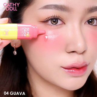Má Hồng Chống Nắng Mịn Mượt Không Gây Bết Dính Cathy Doll Sundrop Melablush SPF50+ PA++++ 6g