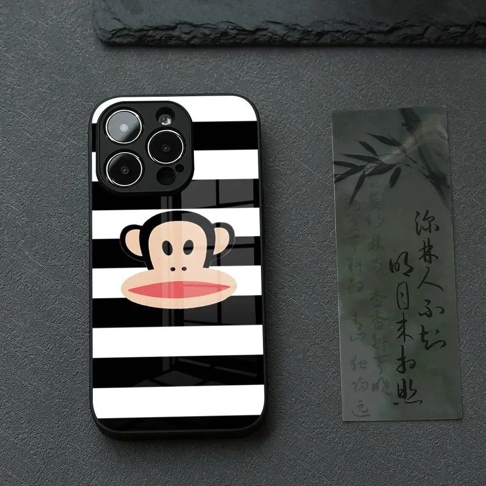 BK-2 P-Paul Ốp Điện Thoại F-Frank Dễ Thương Cho IPhone 17 16 14 Pro 15 13 12 Max 11 XR XS 6 Air 7 8 6s X Luxury Glass Cove