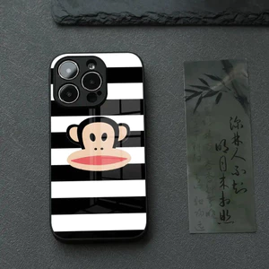 BK-2 P-Paul Ốp Điện Thoại F-Frank Dễ Thương Cho IPhone 17 16 14 Pro 15 13 12 Max 11 XR XS 6 Air 7 8 6s X Luxury Glass Cove