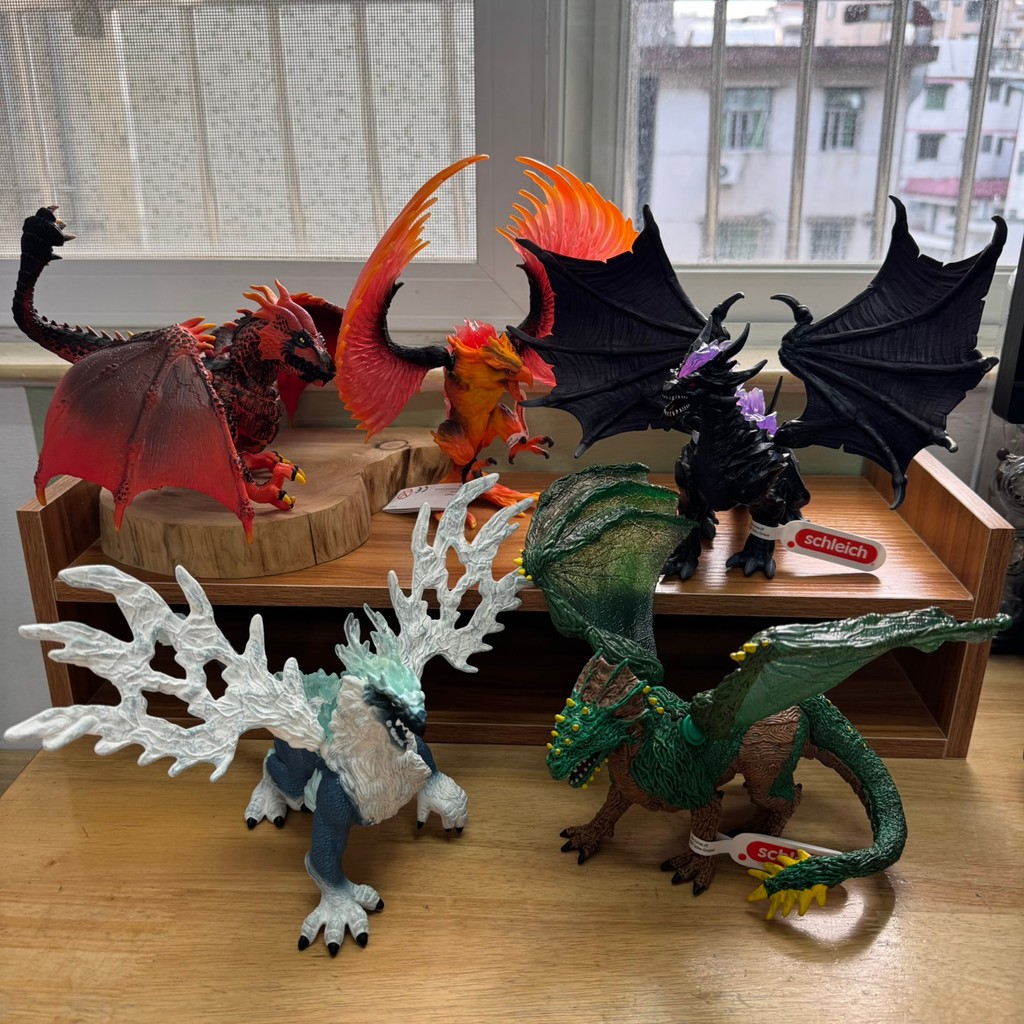 Sile Flying Dragon Model Đồ chơi trẻ em Quà tặng Lava Dragon 70138 Ice Dragon Jungle Dragon Shadow Dragon Flamingo Eagle