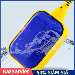 Phao điện tử chống tràn và chống cạn cho máy bơm, dây dài 2 mét, tự động ngắt nước khi bể đầy