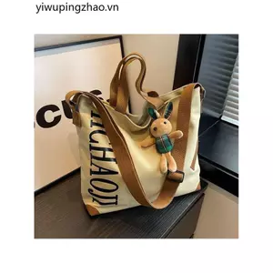 Túi Tote Vải Nhật Bản Thường Ngày Dung Tích Lớn Túi Tote Đi Lại Lớp Học Sinh Phù Hợp Với Một Vai Túi Messenger