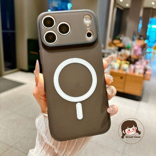 Ốp Điện Thoại Từ Tính Trong Suốt Đơn Giản Cho OPPO Reno 15 Pro Max Mini 14 13F 12F 12 11 10 Pro 8Z 8 6 Lite 5G 4G Sạc Không Dây Mờ Vỏ Mềm Màu Trơn Mờ Dễ Thương