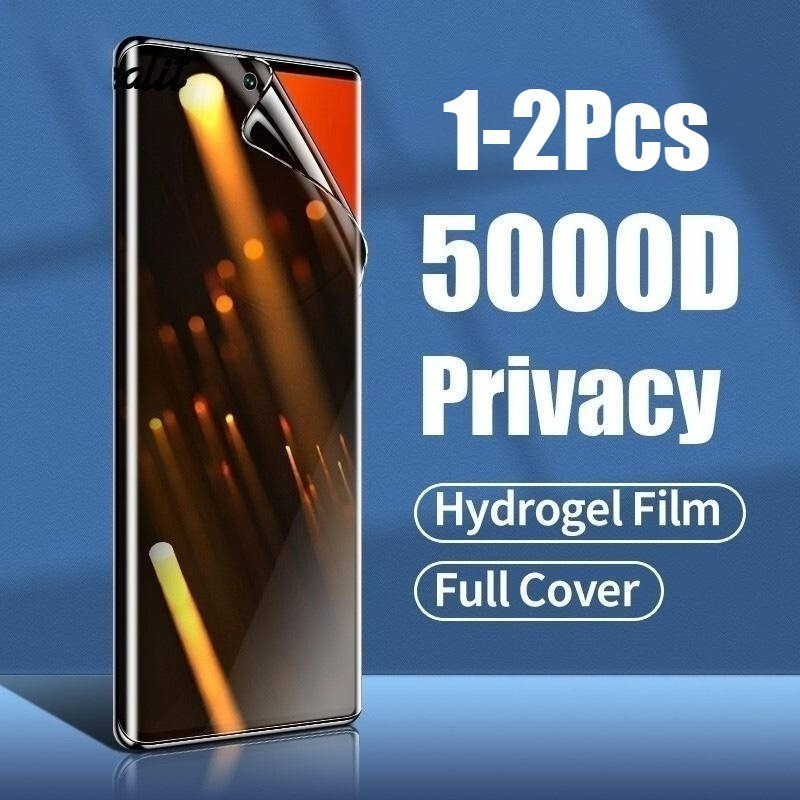 1-2 Miếng Dán Bảo Vệ Màn Hình Mờ Cho Moto Edge 50 60 60s Fusion Neo Pro Ultra UW Stylus 2021 Chống Gián Điệp Riêng Tư Chống Ánh Sáng Xanh Hydrogel Phim HD Mềm