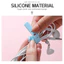 Portable data cable network cable storage cable organizer earphone cable silicone cable winder tie strap