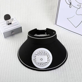 Mũ Kẹo Vành Lớn Có Quạt, Chống Nắng Hiệu Quả, Phù Hợp Du Lịch Unisex