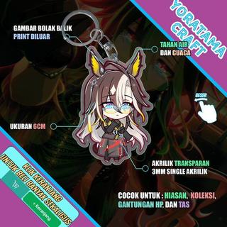Gantungan Kunci Dream Journey Uma Musume, Keychain Anime Game