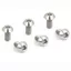 Bu lông titan PYCOU, Bu lông cánh quạt phanh đĩa Torx TC4 Titanium T25, Vít xe đạp M5x10 Trọng lượng siêu nhẹ Phanh xe đạp Vít đĩa Hệ thống phanh xe đạp