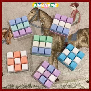 Bàn phím ngón tay OAKANDME, Keycap 2 / 3 / 6 / 9 Phím Fidget Móc khóa, Giảm căng thẳng Vượt qua thời gian Tiện ích Đồ chơi Pinch dành cho người lớn