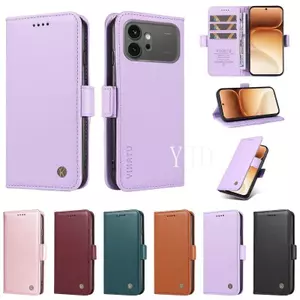 YJD Case For Honor 600 Pro Skin Feel PU Leather TPU Frame Khe cắm thẻ Vỏ điện thoại chống rơi