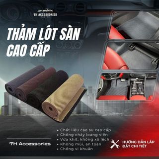 Thảm lót sàn ô tô LYNK & CO 08  TH Accessories cắt chuẩn form xe dễ dàng vệ sinh không ẩm mốc (full bộ có cốp)