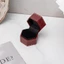 Hộp đựng nhẫn Mini DAYBREAK, Bao bì họa tiết in nắp lật, Hộp đựng trang sức nhỏ gọn hình lục giác cổ điển cho lễ cưới