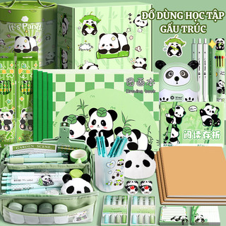 Bộ đồ dùng học tập văn phòng phẩm hộp quà 1/6 cho bé yêu hoạt hình cute trọn bộ dụng cụ nhiều màu