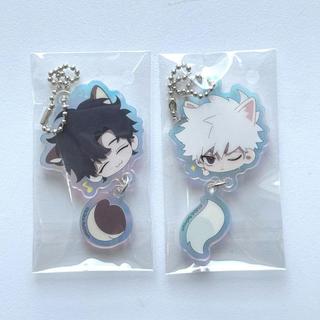 2Pcs/Lot Anime Link Click Cosplay Key Chain Q-version Bag Pendant Acrylic Keychains Lucas Charles