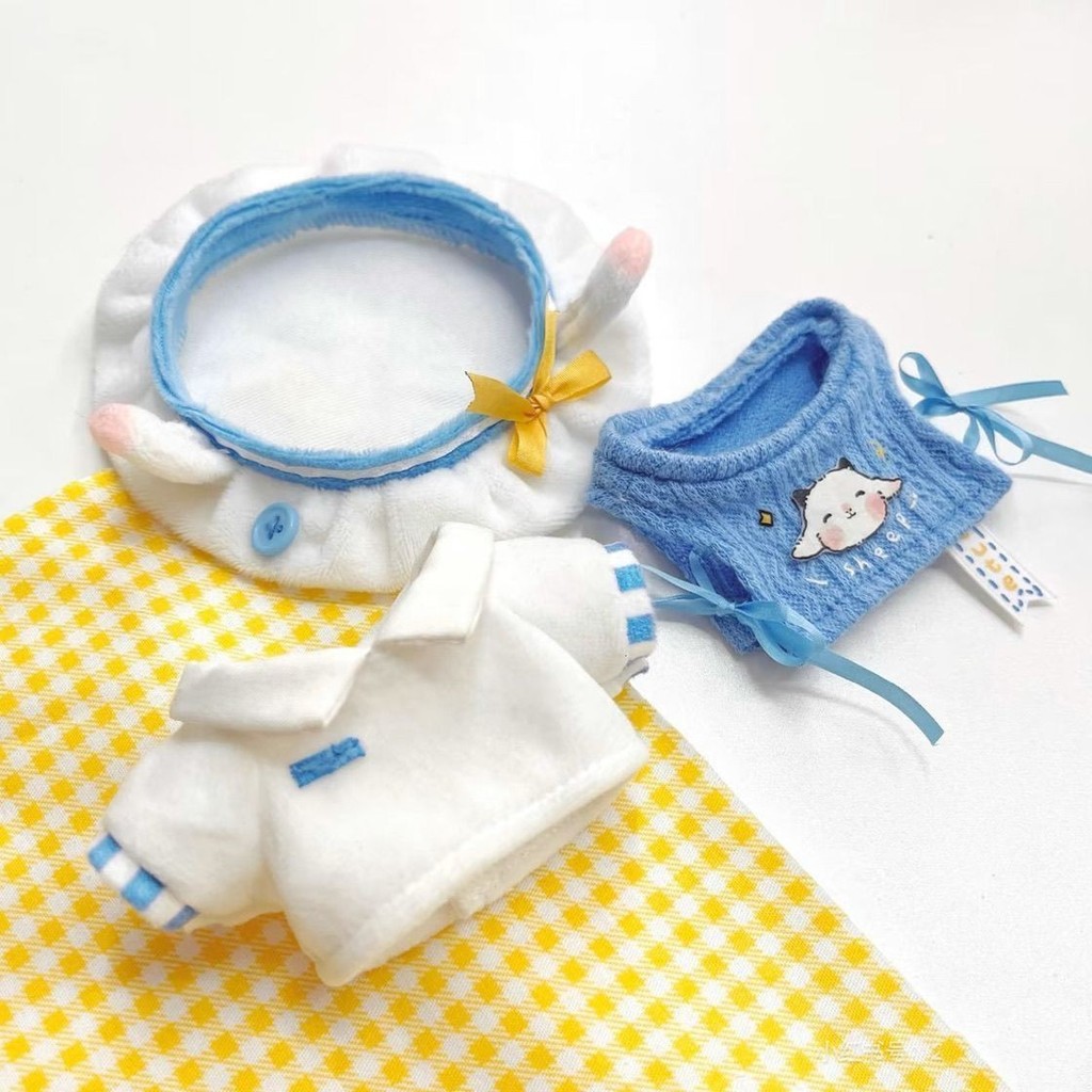 10cm Cotton Búp Bê Quần Áo Trẻ Em Sao Biển Cơ Thể Bình Thường Búp Bê Búp Bê Thay Thế Quần Áo