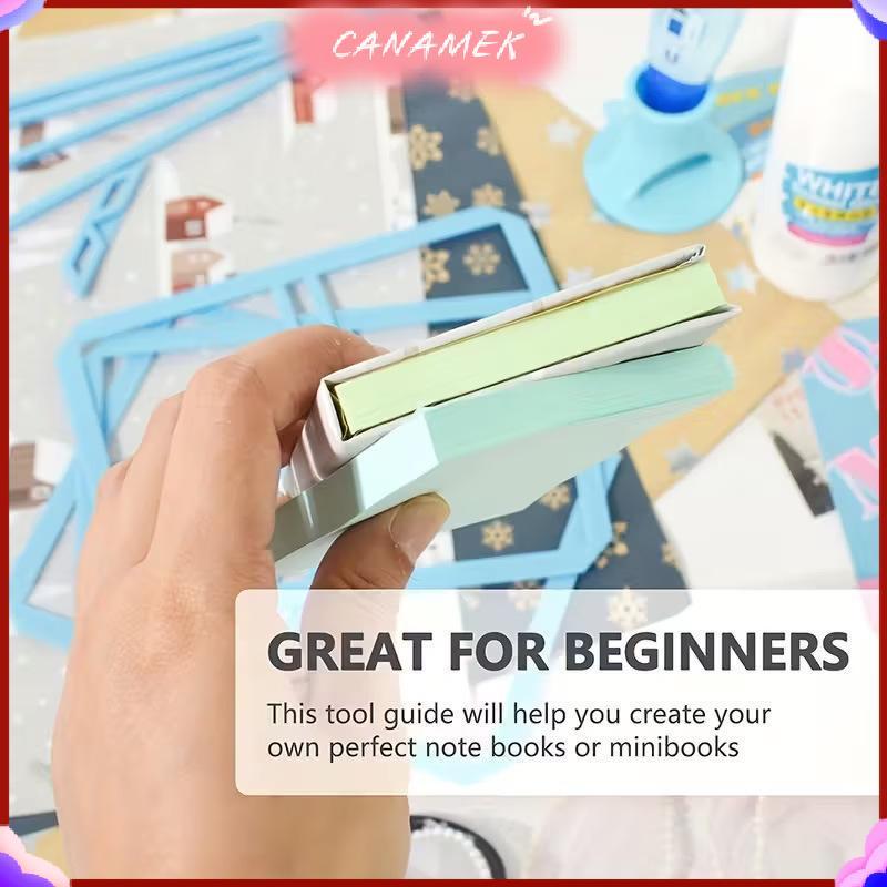 CANAMEK Bộ 6 Stencil đóng sách cho scrapbooking, làm thẻ handmade, album, tạp chí, dụng cụ thủ công