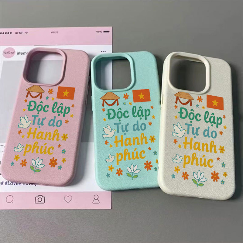 Ốp điện thoại kết cấu da mềm bảo vệ camera thích hợp cho iP 7/8/Plus/X/XS/11/12/13/14/15/16/17/Pro/Max/Air