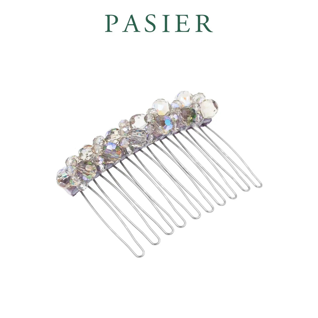 PAIER Lược Tóc Pha Lê Hồng, chống trượt, thiết kế đa năng tinh tế kèm hộp FB3090
