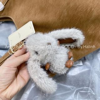 Túi Bigsize Da Lộn Chio Kèm Charm Thỏ HS318