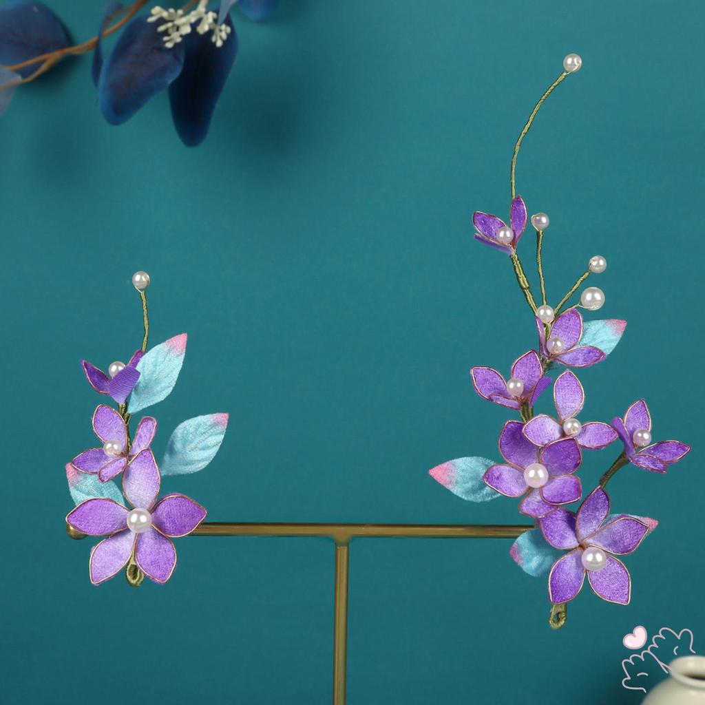 Kẹp Tóc Hoa Nhung Thanhhao, Trang Trí Cho Hanfu